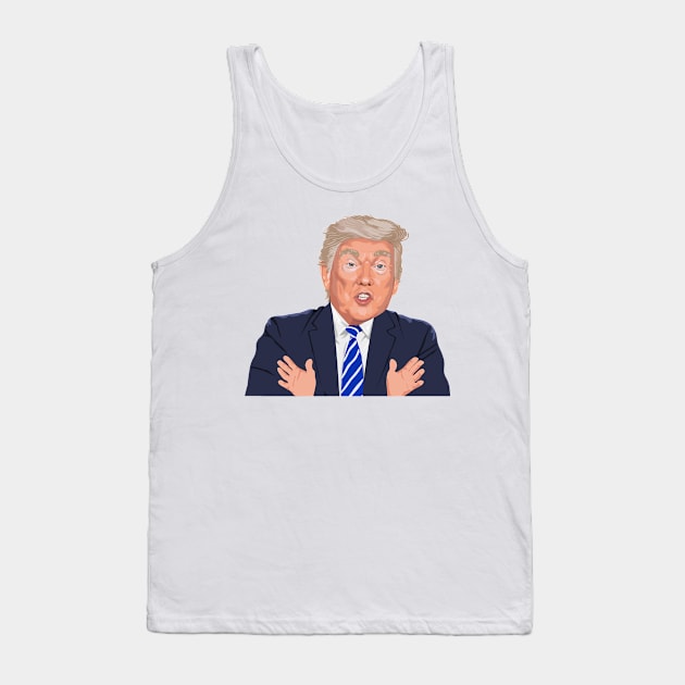 Donald Trump Small Hands Tank Top by psanchez